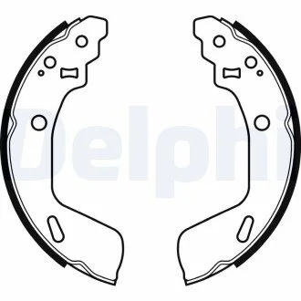Гальмiвнi колодки барабаннi Delphi LS2073
