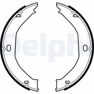 Гальмівні колодки, барабанні Delphi LS2078