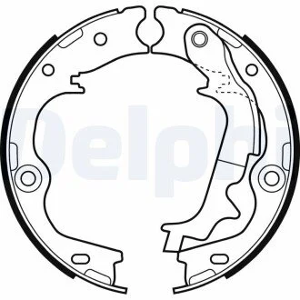 Барабанные тормозные колодки Delphi LS2083