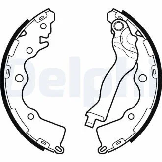Барабанные тормозные колодки Delphi LS2110