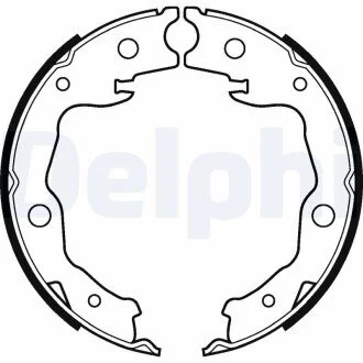 Барабанные тормозные колодки Delphi LS2116