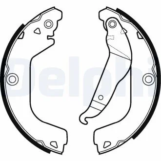 Гальмiвнi колодки барабаннi Delphi LS2123
