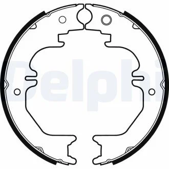 Тормозные колодки, барабанные Delphi LS2132