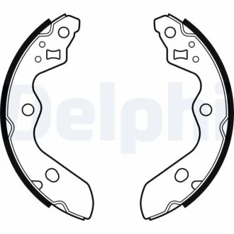 Гальмівна колодка SUZUKI IGNIS III, SWIFT V 1.0-1.4H 10.16- Delphi LS2156 (фото 1)