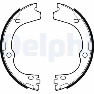 Гальмiвнi колодки барабаннi Delphi LS2166