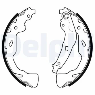 Гальмівна колодка SUZUKI BALENO 1.0/1.2/1.2H 02.16- Delphi LS2176 (фото 1)