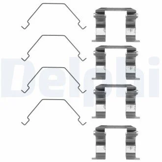 Ремкомплект гальмівних колодок Delphi LX0159