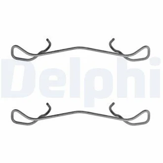 Ремкомплект гальмівних колодок Delphi LX0169