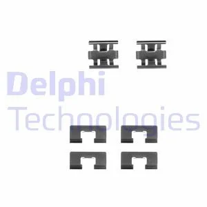 Монтажний компл.,гальм.колодки Delphi LX0196