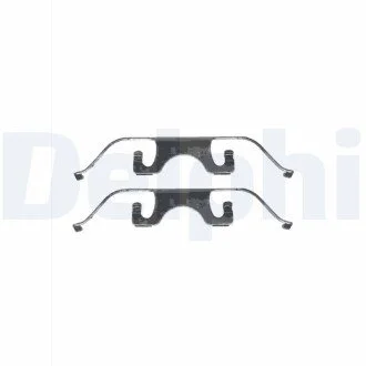 Фото 1 - ремкомплект гальмівних колодок Delphi LX0332 Ремкомплект гальмівних колодок Delphi LX0332 (фото 1)