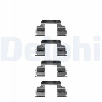 Ремкомплект гальмівних колодок Delphi LX0334