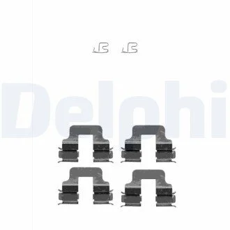 Р-кт гальм. колодок зад. Chrysler Voyager/Opel Combo 05- Delphi LX0342