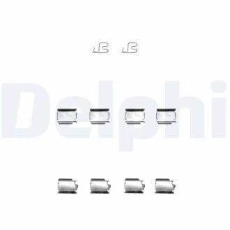 Ремкомплект гальмівних колодок Delphi LX0343