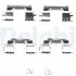 DELPHI TOYOTA Установочный к-кт. торм. кол.передн.Camry V30 01- LX0385