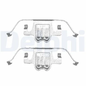 Ремкомплект гальмівних колодок Delphi LX0406