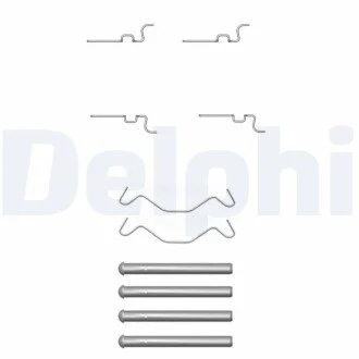 Гальмівні колодки (монтажний набір) Delphi LX0435