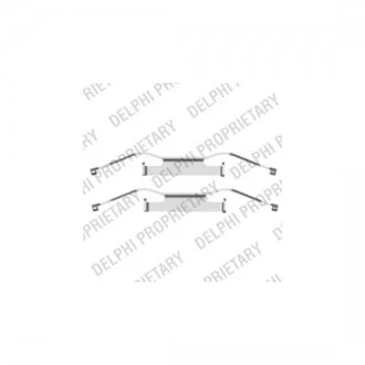 Монтажний компл.,гальм.колодки Delphi LX0439