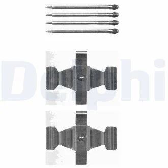 Ремкомплект гальмівних колодок Delphi LX0464