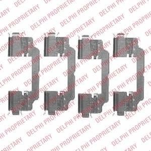 Ремкомплект гальмівних колодок Delphi LX0475
