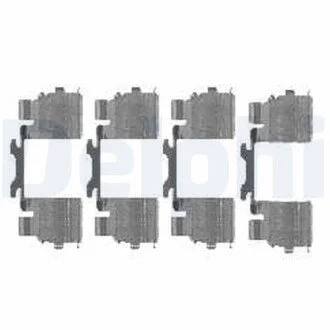 Ремкомплект гальмівних колодок Delphi LX0476
