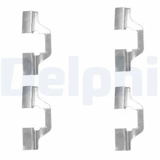 Ремкомплект гальмівних колодок Delphi LX0492