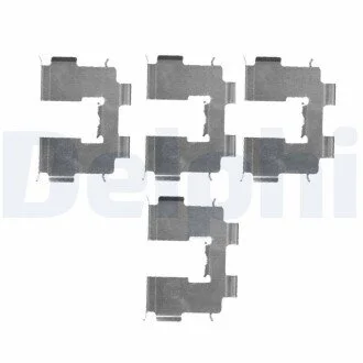 Гальмівні колодки (монтажний набір) Delphi LX0513