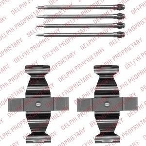 Гальмівні колодки (монтажний набір) Delphi LX0546