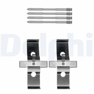 Фото 1 - ремкомплект гальмівних колодок Delphi LX0548 Ремкомплект гальмівних колодок Delphi LX0548 (фото 1)