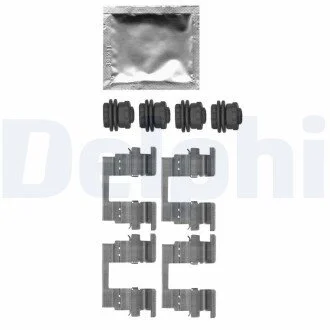 Монтажний компл.,гальм.колодки Delphi LX0666