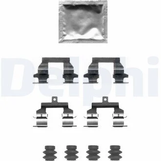 Планка супорта (заднього) прижимна (к-кт) Nissan Qashqai/X-Trail/Renault Koleos 07- Delphi LX0678