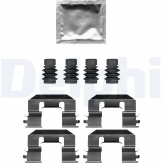 Монтажний набір гальмівних колодок передн ALFA ROMEO MITO, FIAT TIPO 0.9-1.6D 04.13- Delphi LX0689