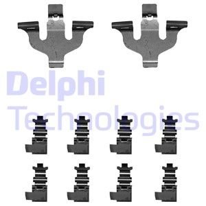Монтажний набір гальмівних колодок передній Delphi LX0714 (фото 1)