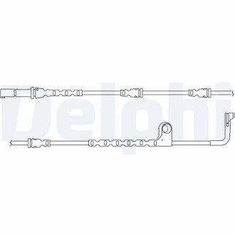 Датчик зносу гальмівних колодок Delphi LZ0226