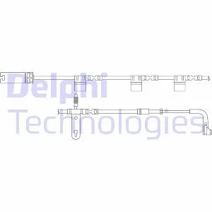 Датчик знесення, гальм. Delphi LZ0233
