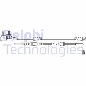 Датчик знесення, гальм. Delphi LZ0313