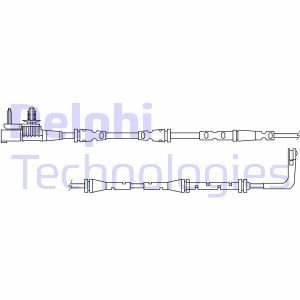Датчик знесення, гальм. Delphi LZ0318 (фото 1)