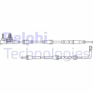 Датчик знесення, гальм. Delphi LZ0318