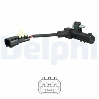 Датчик положення колінчастого вала LAND ROVER DISCOVERY III, DISCOVERY IV, RANGE ROVER III, RANGE ROVER IV, RANGE ROVER SPORT I, RANGE ROVER SPORT II 2.7D-4.4D 03.02-03.22 Delphi SS11479