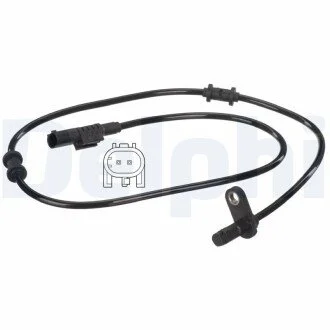 Датчик ABS задн Лів/Прав MERCEDES SL (R129), SL (R230), SLR (R199) 3.0-6.2 03.00- Delphi SS20497 (фото 1)