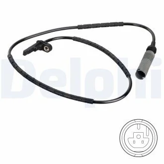 Датчик ABS задн Лів/Прав BMW 1 (E81), 1 (E82), 1 (E87), 1 (E88), 3 (E90), 3 (E91), 3 (E93) 1.6/2.0/2.0D 12.04-12.13 Delphi SS20772