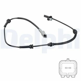 Czujnik ABS CITROEN // PEUGEOT C4 Grand Picasso,C4 Picasso/308,308 SW Delphi SS20780