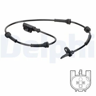 CZUJNIK ABS TYL L/P Delphi SS20831