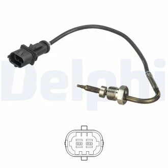 CZUJNIK TEMP. SPALIN FIAT DOBLO 1,3MJT 05- Delphi TS30103
