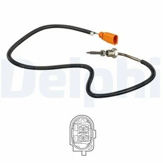 CZUJNIK TEMP. SPALIN AUDI A4 2,0TDI 04- Delphi TS30106