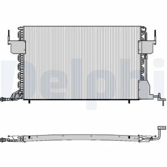 Радіатор кондиціонера Delphi TSP0225021