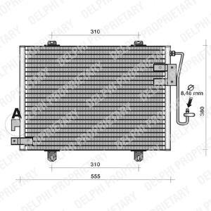 Радиатор кондиционера Delphi TSP0225131