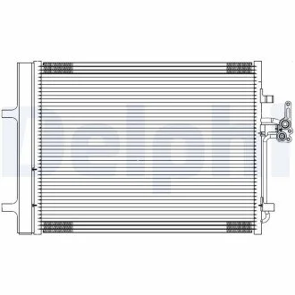 Радіатор кондиціонера Delphi TSP0225689