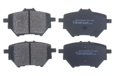 Тормозные колодки дисковые CITROEN C4 GRAND PICASSO II, 308 II, 308 SW II 1.2-2.0D 02.13- Denckermann B111368