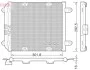 Радіатор кондиціонера DENSO DCN02028 (фото 1)