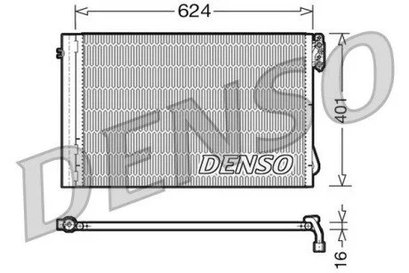 Радиатор кондиционера DENSO DCN05011